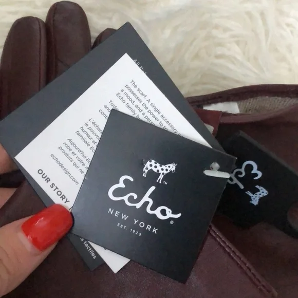 NEW Echo Genuine Leather Gloves - Picture 8 of 12